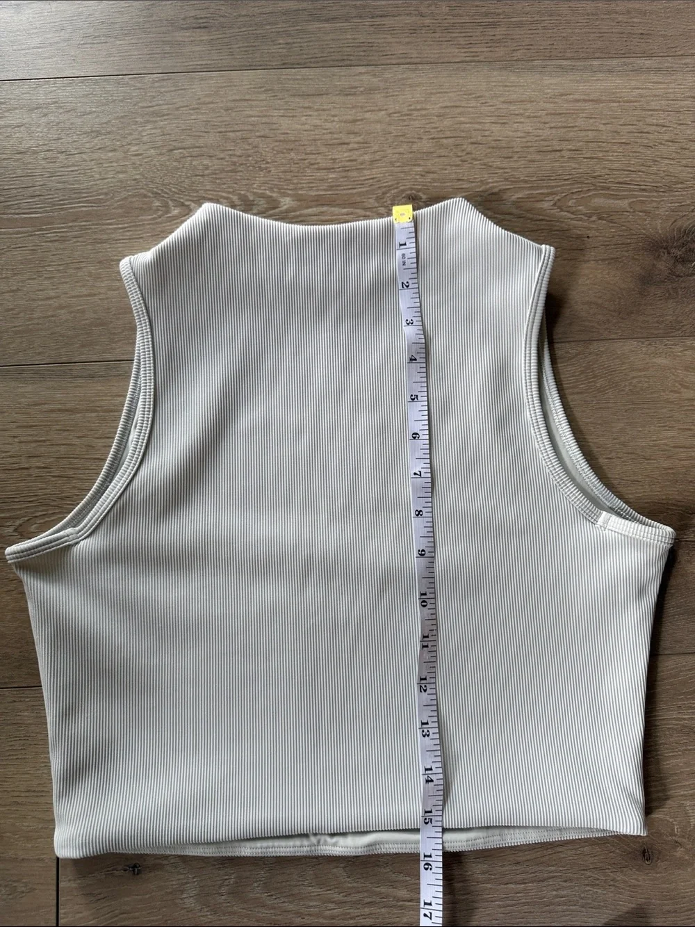 NWOT SPANX Contour Ribbed Mock Neck Crop Tank Top - Picture 6 of 6